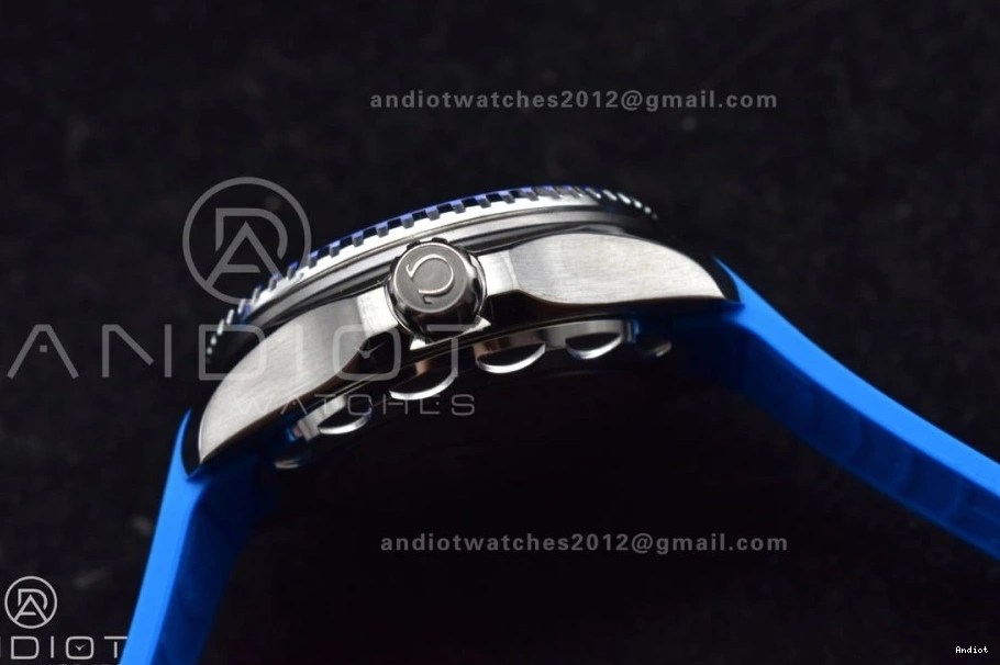 Bezel Ultra on White Deep Seamaster Edition Strap Dial 1:1 Blue Ceramic Black TF Rubber SS 6000M A2824 Best 0211